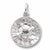 Roulette Wheel charm in 14K White Gold hide-image