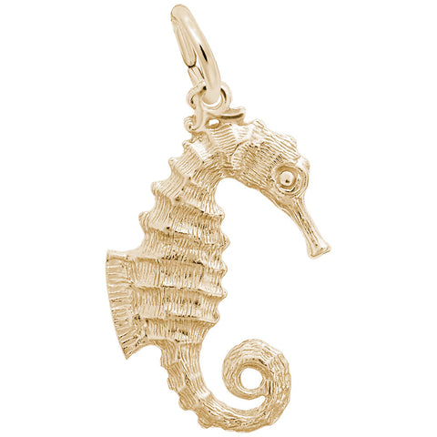 Seahorse Charm in Yellow Gold Plated