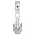 Fox charm dangle bead in Sterling Silver hide-image
