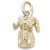 Sheep Head Charm in 10k Yellow Gold