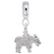 Goat charm dangle bead in Sterling Silver hide-image