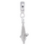 Corn Charm Dangle Bead In Sterling Silver