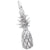 Pineapple Charm In Sterling Silver