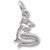 Mermaid charm in Sterling Silver hide-image