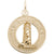 New Brunswick Lighthouse Charm In Yellow Gold
