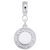 Disc charm dangle bead in Sterling Silver hide-image