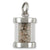 New Brunswick Sand Capsule charm in 14K White Gold