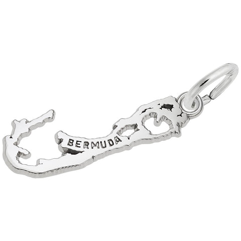 Bermuda Charm In 14K White Gold