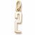 Number 2 charm in Yellow Gold Plated hide-image