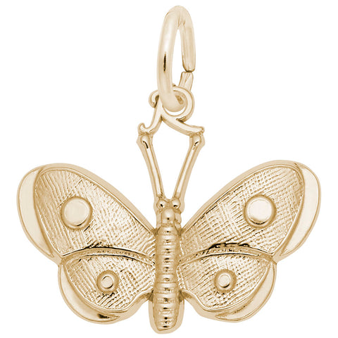 Butterfly Charm In Yellow Gold