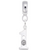 Hole In 1 Golf Charm Dangle Bead In Sterling Silver