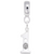 Hole in 1 Golf charm dangle bead in Sterling Silver hide-image