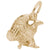 Eagle Charm In Yellow Gold