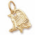 Eagle Charm in 10k Yellow Gold hide-image