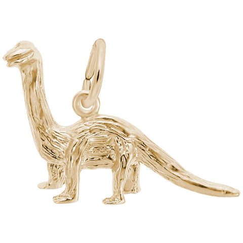 Dinosaur Charm in Yellow Gold Plated