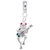 Frog Charm Dangle Bead In Sterling Silver