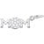 Soccer Mom Charm In 14K White Gold