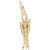 Wheat Charm In Yellow Gold