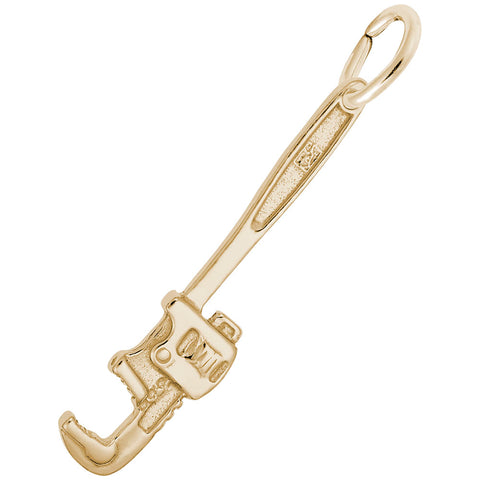 Wrench Charm in Yellow Gold Plated