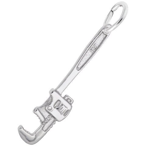 Wrench Charm In Sterling Silver