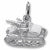 Tank charm in 14K White Gold hide-image