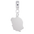 Girl charm dangle bead in Sterling Silver hide-image
