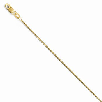 14K Yellow Gold Sparkle Snake Chain