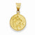 18k Saint Christopher Medal pendant, Beautiful Pendants for Necklace