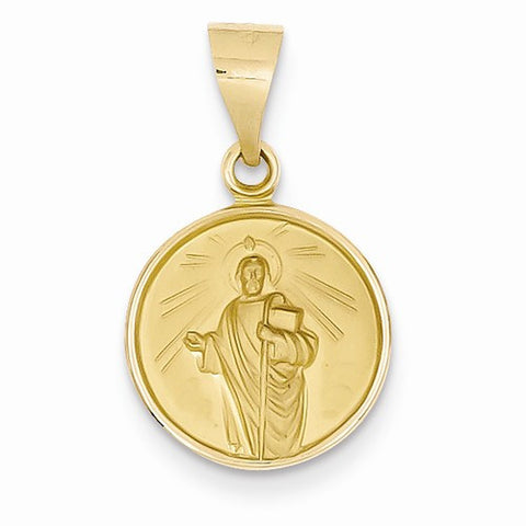 18k Saint Jude Medal Pendant, Pendants for Necklace