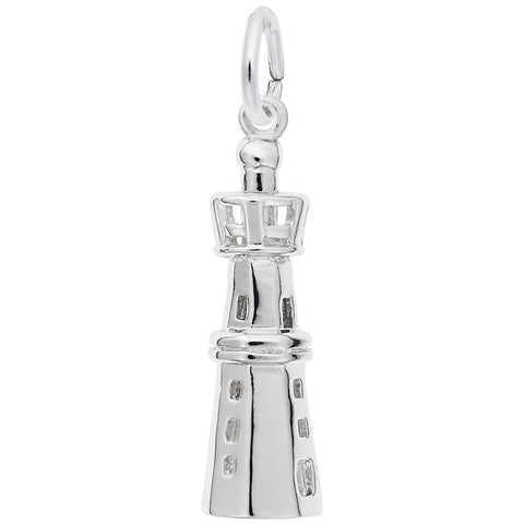 Lighthouse Charm In Sterling Silver