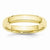 10k Yellow Gold 4mm Bevel Edge Comfort Fit Wedding Band