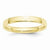 10k Yellow Gold 3mm Lightweight Comfort Fit Wedding Band