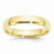 10k Yellow Gold 4mm Lightweight Comfort Fit Wedding Band