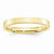 10k Yellow Gold 3mm Standard Flat Comfort Fit Wedding Band