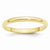 10k Yellow Gold 2.5mm Half Round Wedding Band