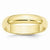 10k Yellow Gold 5mm Half Round Wedding Band