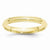 10k Yellow Gold 3mm Half Round with Edge Wedding Band