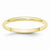 10k Yellow Gold 2mm Lightweight Half Round Wedding Band