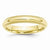 10k Yellow Gold 4mm Milgrain Comfort Fit Wedding Band