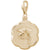 Graduation Charm in Yellow Gold Plated