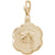 Graduation Charm In Yellow Gold