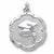 Graduation charm in 14K White Gold hide-image