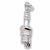 Spark Plug charm in Sterling Silver hide-image