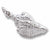 Shell charm in 14K White Gold hide-image