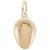Bed Pan Charm in Yellow Gold Plated