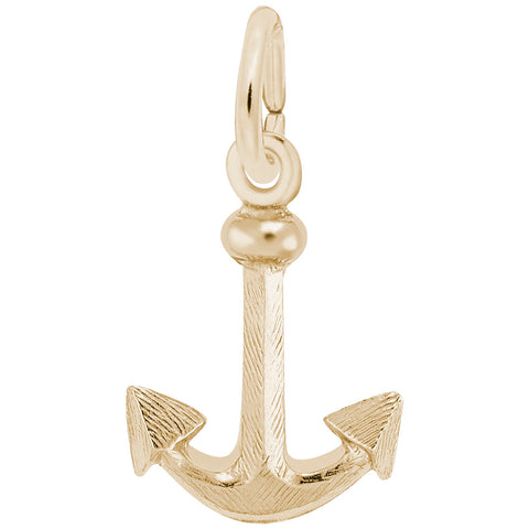 Anchor Charm in Yellow Gold Plated