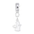 Angel charm dangle bead in Sterling Silver hide-image