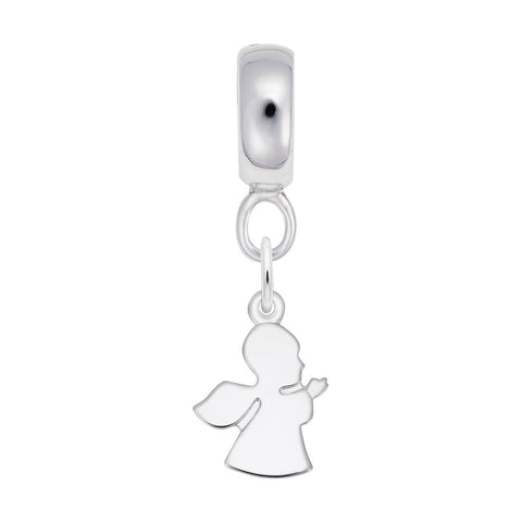 Angel Charm Dangle Bead In Sterling Silver