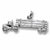 Log Truck charm in 14K White Gold hide-image