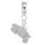 Costa Rica Charm Dangle Bead In Sterling Silver